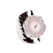 Load image into Gallery viewer, Natural Druzy Stone Ring