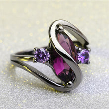 Load image into Gallery viewer, Vintage Purple Zircon Ring