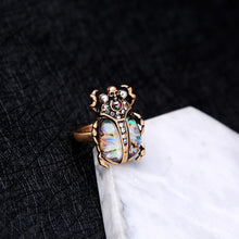 Load image into Gallery viewer, Resin Gemstone Skull  Ring