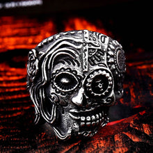 Load image into Gallery viewer, Skull Mask Ring