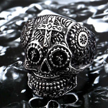 Load image into Gallery viewer, Skull Mask Ring