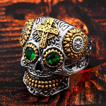 Load image into Gallery viewer, Skull Mask Ring