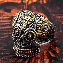 Load image into Gallery viewer, Skull Mask Ring