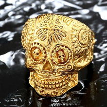 Load image into Gallery viewer, Skull Mask Ring