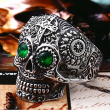 Load image into Gallery viewer, Skull Mask Ring