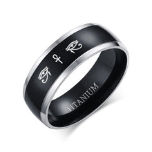 Load image into Gallery viewer, Viking Ring Black Titanium
