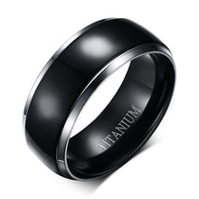 Load image into Gallery viewer, Viking Ring Black Titanium
