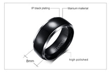 Load image into Gallery viewer, Viking Ring Black Titanium