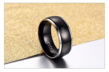 Load image into Gallery viewer, Viking Ring Black Titanium