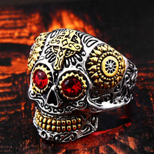 Load image into Gallery viewer, Skull Mask Ring