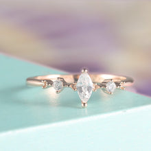Load image into Gallery viewer, Marquise Cut Engagement Ring