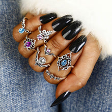 Load image into Gallery viewer, 7pcs / set Fashion Vintage Ring