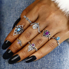Load image into Gallery viewer, 7pcs / set Fashion Vintage Ring