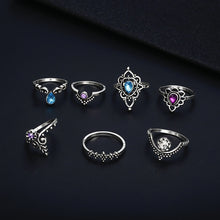 Load image into Gallery viewer, 7pcs / set Fashion Vintage Ring