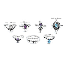 Load image into Gallery viewer, 7pcs / set Fashion Vintage Ring