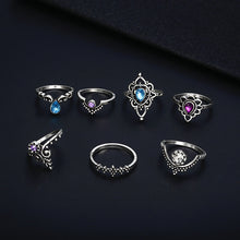 Load image into Gallery viewer, 7pcs / set Fashion Vintage Ring