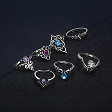 Load image into Gallery viewer, 7pcs / set Fashion Vintage Ring