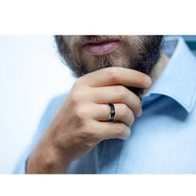 Load image into Gallery viewer, Viking Ring Black Titanium