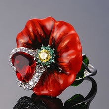 Load image into Gallery viewer, Luxury Flower Rings