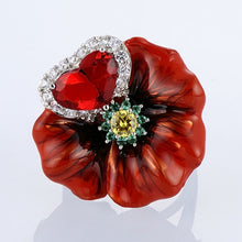 Load image into Gallery viewer, Luxury Flower Rings