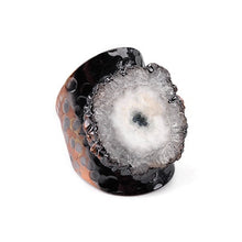 Load image into Gallery viewer, Natural Druzy Stone Ring