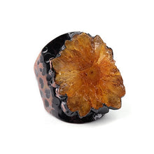 Load image into Gallery viewer, Natural Druzy Stone Ring