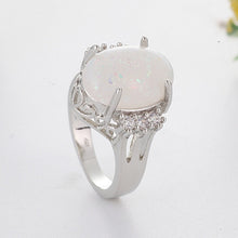 Load image into Gallery viewer, Oval Opal Stone Ring