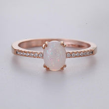 Load image into Gallery viewer, Oval Opal Stone Ring