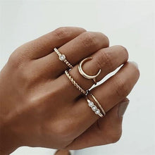 Load image into Gallery viewer, Multi-element combination ring set