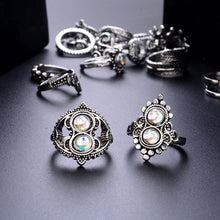 Load image into Gallery viewer, 16 Pcs/set Women Bohemian Ring Set