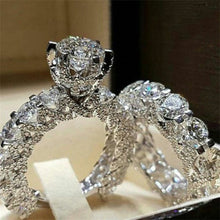 Load image into Gallery viewer, Rhinestone Pair Ring