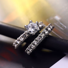 Load image into Gallery viewer, Rhinestone Pair Ring