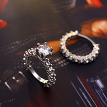 Load image into Gallery viewer, Rhinestone Pair Ring