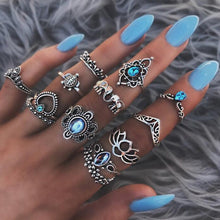 Load image into Gallery viewer, 13 Pcs/Set Bohemian Punk  Ring Set