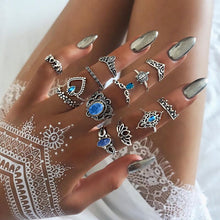 Load image into Gallery viewer, 13 Pcs/Set Bohemian Punk  Ring Set