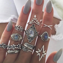 Load image into Gallery viewer, 11 Pcs/set  Boho Ring