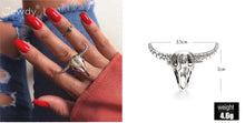 Load image into Gallery viewer, 20 Styles Women Bohemian Vintage Opal  Silver Rings Set