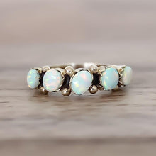 Load image into Gallery viewer, 8 PCS/Set Vintage Opal Knuckle Rings Set
